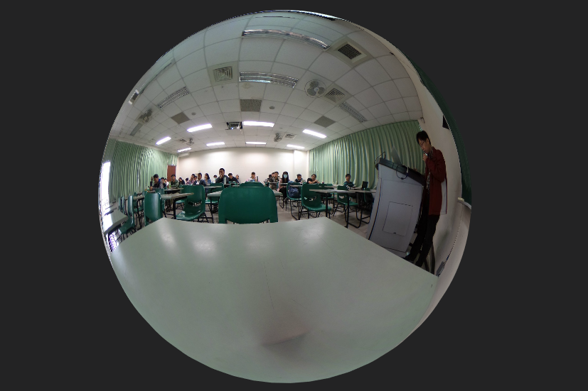 Unintentional 360 Snapshot in classroom