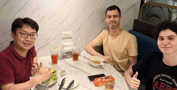 Laboratory capstone students David and Kevin returned to Taiwan to begin their master’s studies