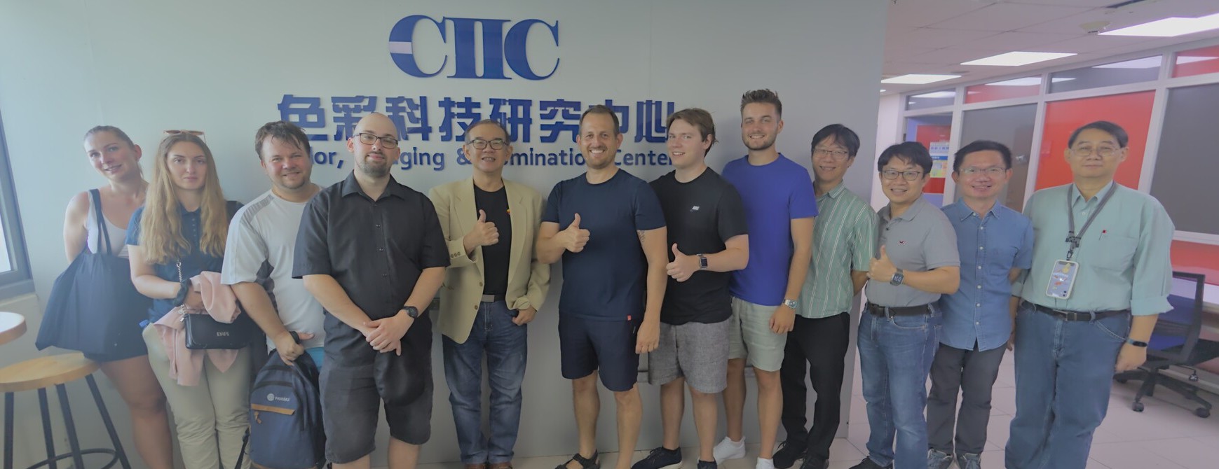 捷克University of Hradec Kralove訪問色彩所